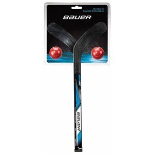 Bauer MINI STICK SET Set hokejek a míčku, černá, velikost UNI