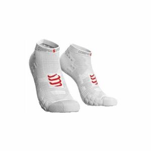 Compressport RACE V3.0 RUN LO Běžecké ponožky, bílá, velikost