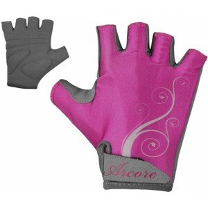 Arcore NINA Dámské cyklistické rukavice, růžová, veľkosť M