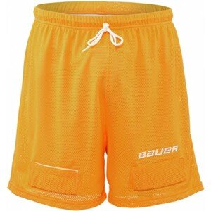 Bauer CORE MESH JOCK SR Kalhoty se suspenzorem a podvazky, žlutá, velikost XS