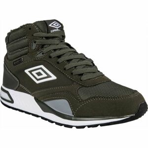 Umbro REDHILL HIGH W PROOF Pánská volnočasová obuv, tmavě zelená, velikost 41