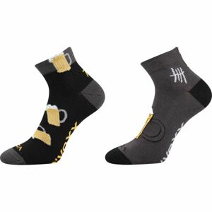 Voxx SOCKS 2P Pánské ponožky, černá, velikost