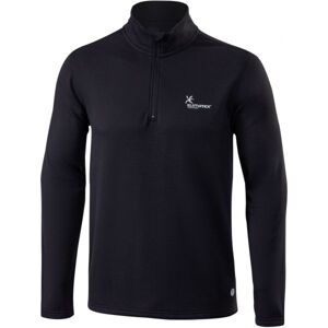 Klimatex GARCIA Pánský outdoorový pulovr, černá, veľkosť 2XL