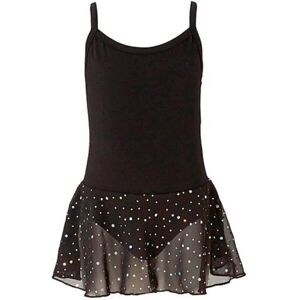 PAPILLON SPAGHETTI STRAP LEOTARD Dětský baletní trikot, černá, veľkosť 104