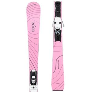 EGOE KONTURA + VIST VSP 412 Sjezdové lyže, růžová, velikost