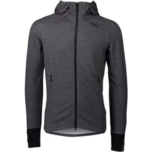 POC M'S MERINO ZIP Pánská mikina, tmavě šedá, velikost