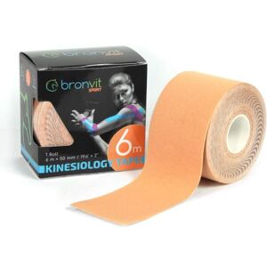 BronVit SPORT KINESIO TAPE CLASSIC Kinesio tejp, béžová, velikost