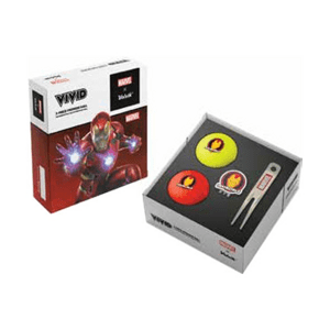 VOLVIK MARVEL IRON MAN Set golfových míčků, mix, veľkosť UNI