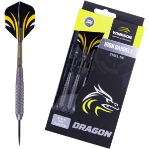 Windson SET DRAGON 20 G IRON STEEL Železný set šipek s kovovými hroty, černá, veľkosť UNI