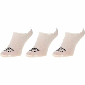 Umbro NO SHOW LINER SOCK 3 PACK Ponožky, bílá, velikost 35-38