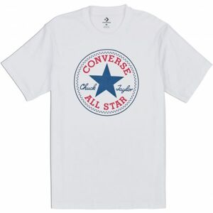 Converse CHUCK PATCH TEE Pánské triko, bílá, veľkosť M