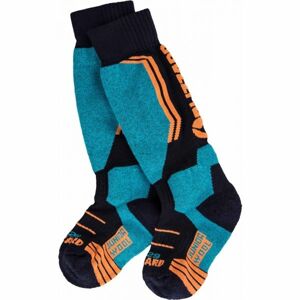 Blizzard ALLROUND WOOL SKI SOCKS JR Dětské lyžařské ponožky, modrá, velikost 24-26