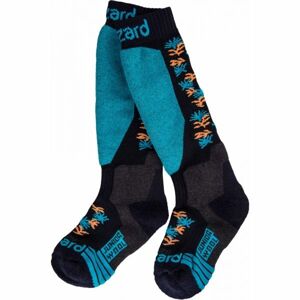 Blizzard ALLROUND WOOL SKI SOCKS JR Dětské lyžařské ponožky, černá, velikost 27-29