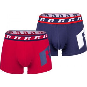 Russell Athletic TYRON 2P. BOXERS Pánské boxerky, červená, veľkosť L