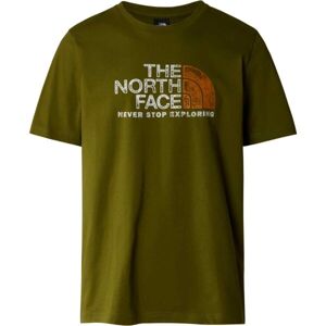 The North Face RUST Pánské triko, khaki, velikost