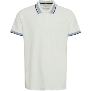 BLEND POLO REGULAR FIT Pánské polotričko, bílá, veľkosť S