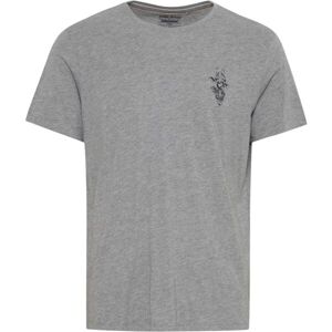 BLEND REGULAR FIT Pánské tričko, šedá, veľkosť XXL