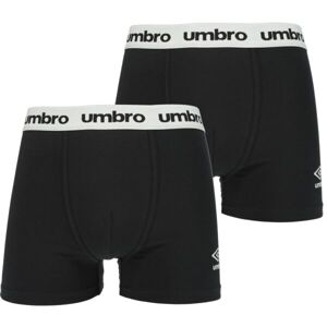 Umbro BOXER SHORT 2 PACK Pánské boxerky, černá, veľkosť L