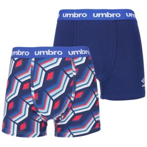 Umbro BOXER SHORT 2 PACK Pánské boxerky, modrá, veľkosť L