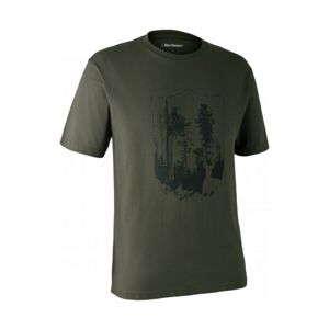 DEER HUNTER SHIELD Pánské triko, khaki, veľkosť M