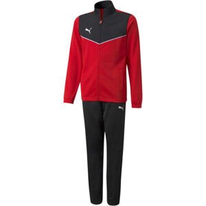 Puma INDIVIDUALRISE TRACKSUIT Juniorská tepláková souprava, červená, veľkosť 116