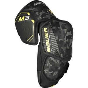 Bauer SUPREME M3 ELBOW PAD-INT Juniorské hokejové chrániče loktů, černá, veľkosť L