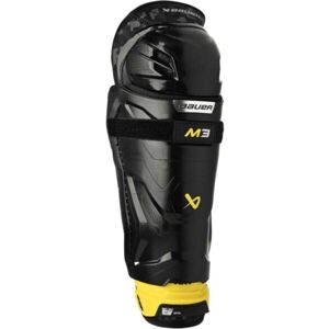 Bauer SUPREME M3 SHIN GUARD JR Juniorské chrániče holení, černá, veľkosť 11