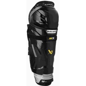 Bauer SUPREME M3 SHIN GUARD INT Juniorské chrániče holení, černá, veľkosť 14