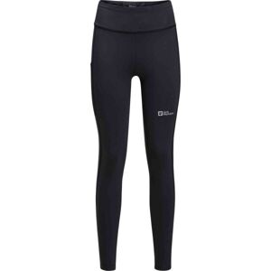 Jack Wolfskin KLINTAL TIGHTS W Dámské legíny, černá, velikost