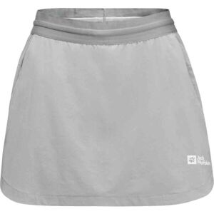 Jack Wolfskin PRELIGHT CHILL SKORT W Dámský skort, šedá, velikost