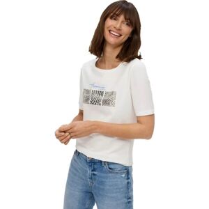 s.Oliver RL T-SHIRT Dámské tričko, bílá, velikost