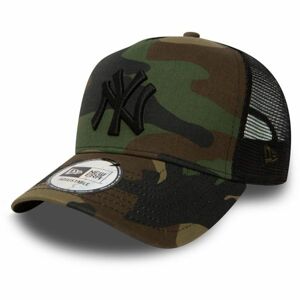 New Era CLEAN TRUCKER NEW YORK YANKEES Pánská klubová truckerka, khaki, velikost UNI