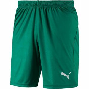 Puma LIGA SHORTS CORE Pánské sportovní kraťasy, zelená, velikost XL