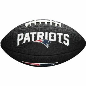 Wilson MINI NFL TEAM SOFT TOUCH FB BL NE Mini míč na americký fotbal, černá, velikost UNI