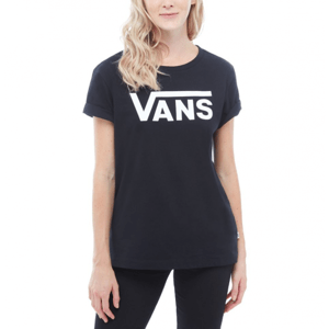 Vans WM FLYING V CREW TEE Dámské tričko, černá, velikost