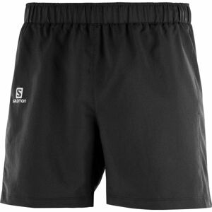 Salomon AGILE 5 SHORT M Pánské běžecké kraťasy, černá, velikost S