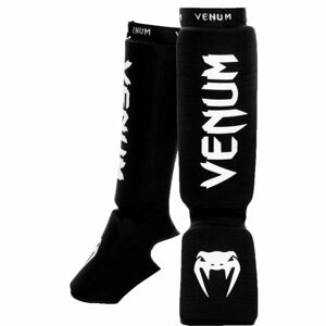 Venum KONTACT SHINGUARDS AND INSTEPS Chrániče holení, černá, velikost