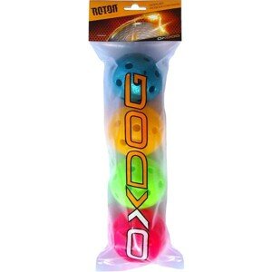 Oxdog ROTOR COLOR TUBE 4 KS Sada florbalových míčků, mix, velikost