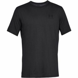 Under Armour SPORTSTYLE LEFT CHEST Pánské triko, černá, veľkosť M