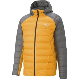 Puma PACKLITE HOODED DOWN JACKET Pánská bunda, žlutá, velikost