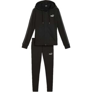 Puma METALLIC TRACSUIT FL Dámská tepláková souprava, černá, velikost