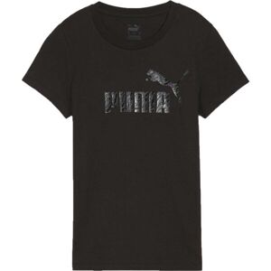 Puma ESSENTIALS + ANIMAL TEE Dámské triko, černá, velikost