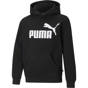 Puma ESSENTIALS BIG LOGO HOODIE Chlapecká mikina, černá, velikost