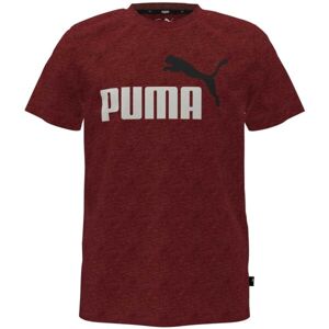 Puma ESSENTIALS+2 COL LOGO TEE Dětské triko, červená, velikost
