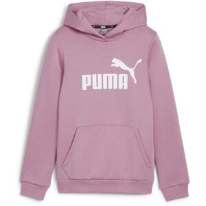 Puma ESS LOGO HOODIE FL G Dívčí mikina, růžová, velikost