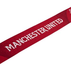 adidas MANCHESTER UNITED HOME Šála pro fanoušky, červená, velikost