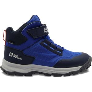 Jack Wolfskin CYROX TEXAPORE MID K Dětská treková obuv, modrá, velikost