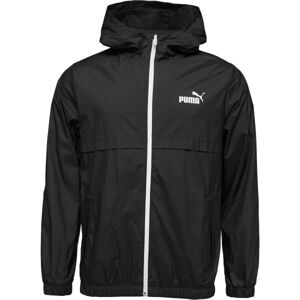 Puma ESSENTIALS SOLID WINDBREAKER JACKET Pánská bunda, černá, velikost