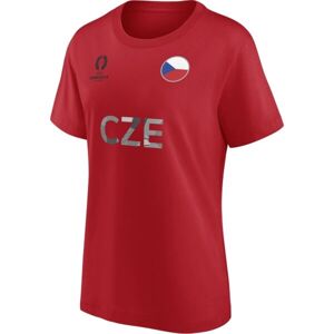 FANATICS UEFA EURO 2024 CZECHIA NATION FLAG Dámské triko, červená, velikost