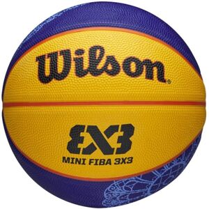 Wilson FIBA 3X3 MINI BSKT PARIS 2024 Mini basketbalový míč, žlutá, velikost